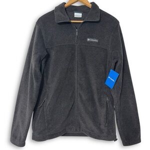 Columbia Steens Mountain Fleece Jacket Full Zip Coat Gray NWT